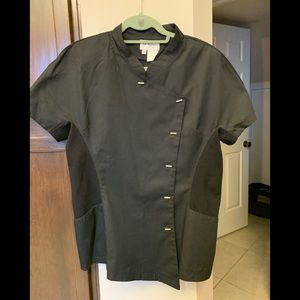 Black esthetician’s jacket-New